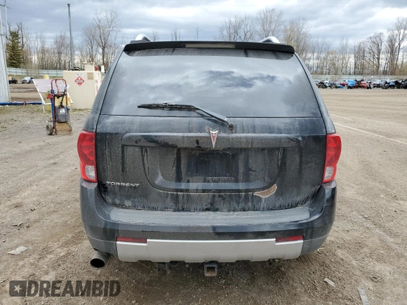 2006 Pontiac Torrent z VIN 2CKDL63F966040386, wystawiony jako Copart lot #53370795 z przebiegiem 190 077 mil mil oraz Czysty tytuł • Clean title. Historia ofert i sprzedaży dostępna na DreamBid. Obrazek 6.