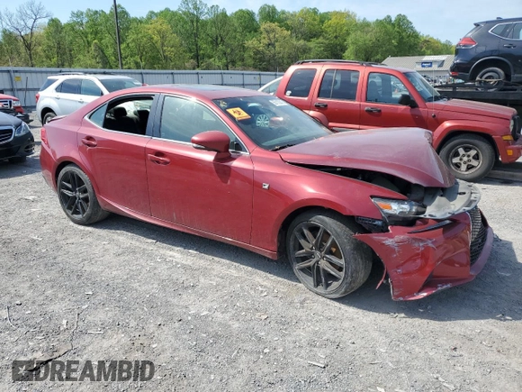 2014 Lexus IS 250 with VIN JTHBF1D22E5043451, listed as a Copart auction lot 55110245 with Not Provided miles and Clean Title. Bid and sale history available at DreamBid. Image 4.