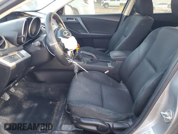 2012 Mazda 3 i Touring with VIN JM1BL1V79C1553935, listed as a Copart auction lot 46500285 with 195,337 mi miles and Salvage Title. Bid and sale history available at DreamBid. Image 7.