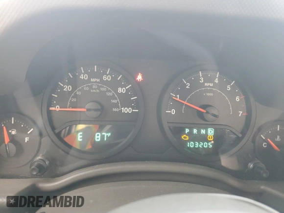 2008 Jeep Wrangler Unlimited X with VIN 1J4GB39108L608465, listed as a Copart auction lot 50949015 with 103,205 mi miles and Salvage Title. Bid and sale history available at DreamBid. Image 9.