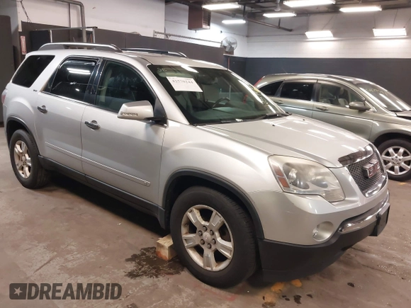 2009 GMC Acadia SLT1 with VIN 1GKEV23D59J118252, listed as a IAAI auction lot 42570244 with 110,310 mi miles and . Bid and sale history available at DreamBid. Image 1.
