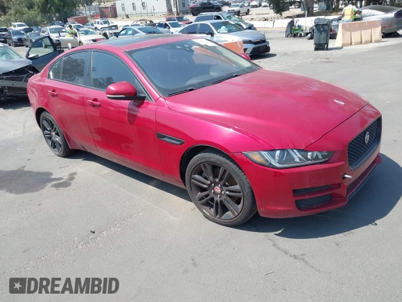 2017 Jaguar XE 25t Prestige with VIN SAJAE4BG6HA947400, listed as a IAAI auction lot 41697309 with 112,862 mi miles. Bid and sale history available at carsss.com. Image 1.