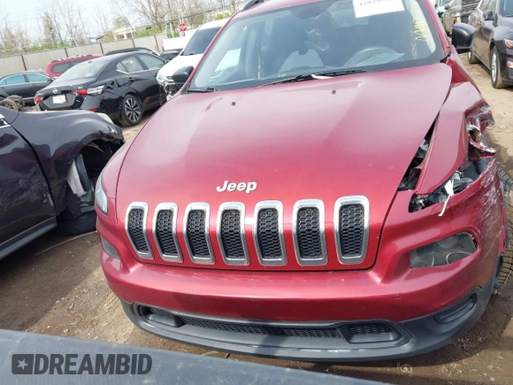 2016 Jeep Cherokee Sport with VIN 1C4PJMAB6GW191398, listed as a IAAI auction lot 42029572 with 214,790 mi miles and . Bid and sale history available at DreamBid. Image 13.