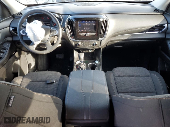 2021 Chevrolet Traverse LS with VIN 1GNERFKW4MJ173771, listed as a Copart auction lot 45528905 with 42,808 mi miles and Salvage Title. Bid and sale history available at carsss.com. Image 8.