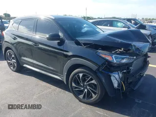 2021 Hyundai Tucson Ultimate with VIN KM8J33AL0MU308575, listed as a IAAI auction lot 42637934 with 66,231 mi miles and . Bid and sale history available at DreamBid. Image 1.