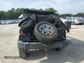 2016 Jeep Wrangler Unlimited Rubicon with VIN 1C4BJWFG7GL320650, listed as a Copart auction lot 53900195 with 77,620 mi miles and Salvage title. Bid and sale history available at DreamBid. Image 6.