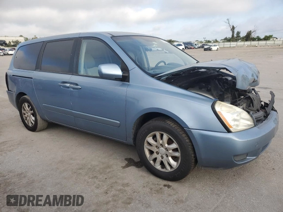 2006 Kia Sedona LX with VIN KNDMB233866043536, listed as a Copart auction lot 74876814 with 193,513 mi miles and Salvage Title. Bid and sale history available at carsss.com. Image 4.