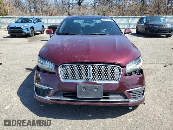 2017 Lincoln MKZ Reserve with VIN 3LN6L5F93HR664143, listed as a Copart auction lot 50937385 with 114,339 mi miles and Salvage Title. Bid and sale history available at DreamBid. Image 5.