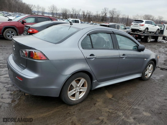 2013 Mitsubishi Lancer SE with VIN JA32V2FW5DU001000, listed as a Copart auction lot 46827025 with 135,221 mi miles and Clean Title. Bid and sale history available at carsss.com. Image 3.