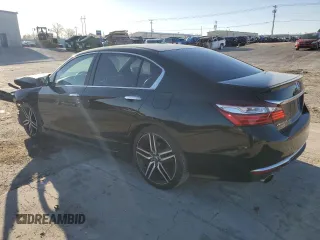 2017 Honda Accord Sedan Sport with VIN 1HGCR2F58HA302502, listed as a Copart auction lot 48702245 with 79,994 mi miles and Salvage Title. Bid and sale history available at carsss.com. Image 2.