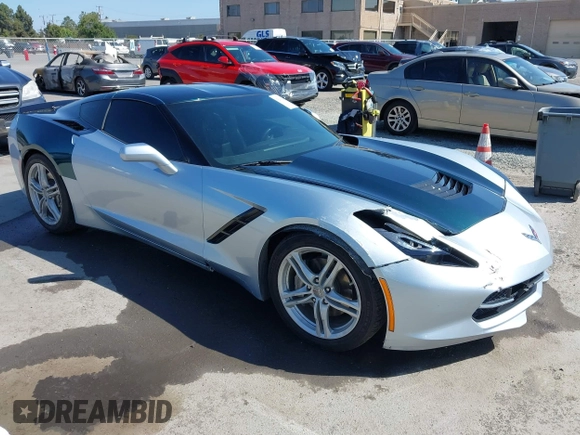 2017 Chevrolet Corvette 1LT z VIN 1G1YA2D71H5103681, wystawiony jako IAAI lot #42302548 z przebiegiem 69 557 mil mil oraz . Historia ofert i sprzedaży dostępna na DreamBid. Obrazek 1.