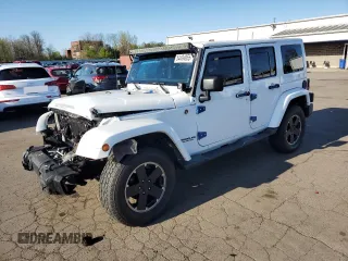 2012 Jeep Wrangler Unlimited Altitude with VIN 1C4HJWEG4CL285314, listed as a Copart auction lot 54494955 with 137,011 mi miles and Salvage title. Bid and sale history available at DreamBid. Image 1.