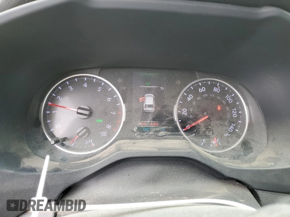 2019 Toyota RAV4 XLE with VIN JTMP1RFV8KD013125, listed as a Copart auction lot 59328465 with 106,947 mi miles and Salvage title. Bid and sale history available at DreamBid. Image 9.