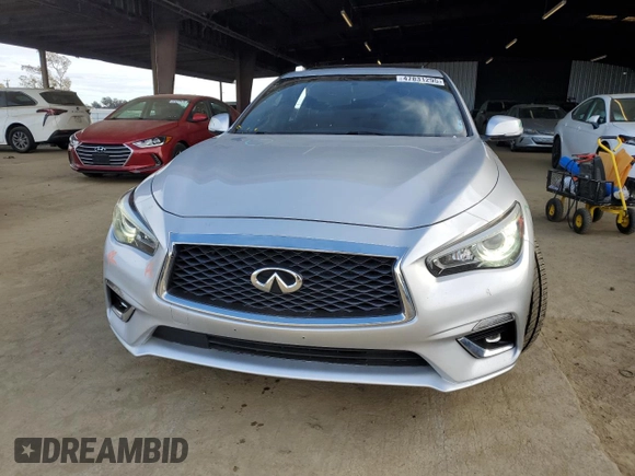 2020 Infiniti Q50 3.0t LUXE with VIN JN1EV7AP9LM208230, listed as a Copart auction lot 47831295 with 79,459 mi miles and Salvage Title. Bid and sale history available at carsss.com. Image 5.