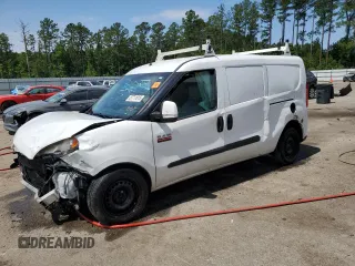 2016 Ram ProMaster City Cargo Tradesman SLT with VIN ZFBERFBT8G6B21717, listed as a Copart auction lot 57711615 with Not provided miles and Salvage title. Bid and sale history available at DreamBid. Image 1.