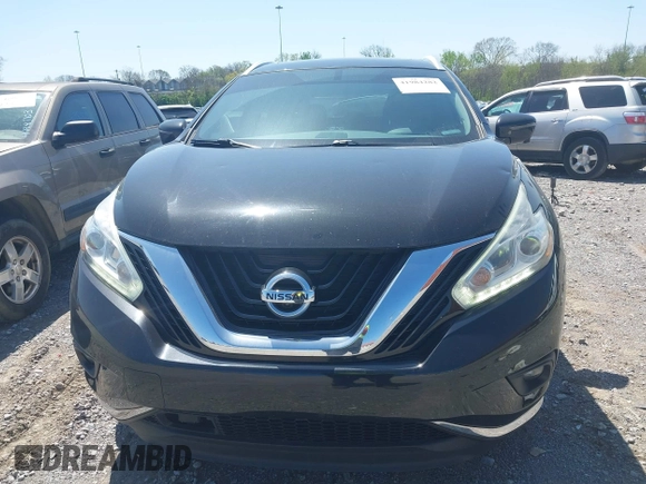 2017 Nissan Murano SL with VIN 5N1AZ2MH3HN111903, listed as a IAAI auction lot 41984282 with 100,514 mi miles and . Bid and sale history available at carsss.com. Image 6.