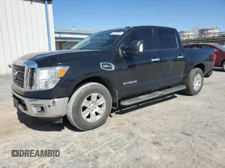 2017 Nissan Titan SV with VIN 1N6AA1E54HN569313, listed as a Copart auction lot 47579445 with 131,863 mi miles and Salvage Title. Bid and sale history available at DreamBid. Image 1.