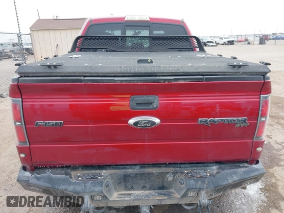 2014 Ford F-150 SVT Raptor with VIN 1FTFW1R61EFC00041, listed as a IAAI auction lot 41609376 with 119,325 mi miles and . Bid and sale history available at carsss.com. Image 16.
