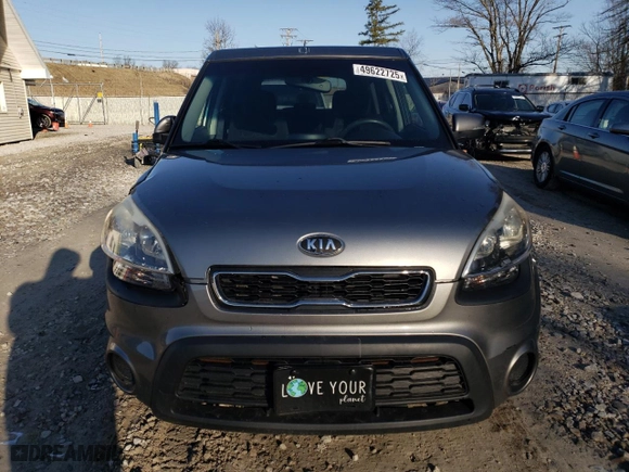 2012 Kia Soul + with VIN KNDJT2A68C7382669, listed as a Copart auction lot 49622725 with 121,554 mi miles and Salvage Title. Bid and sale history available at carsss.com. Image 5.