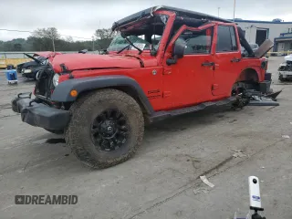 2015 Jeep Wrangler Unlimited Sport with VIN 1C4BJWDG3FL545083, listed as a Copart auction lot 73192874 with Not provided miles and Salvage title. Bid and sale history available at DreamBid. Image 1.