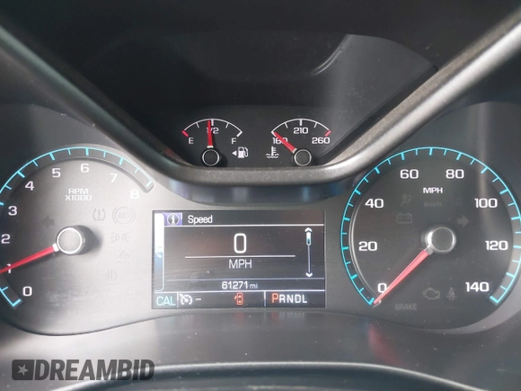 2017 Chevrolet Colorado 4WD LT with VIN 1GCGTCEN9H1227995, listed as a IAAI auction lot 42502064 with 61,271 mi miles and . Bid and sale history available at DreamBid. Image 7.