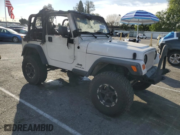2006 Jeep Wrangler SE with VIN 1J4FA29S06P781460, listed as a Copart auction lot 89009625 with Not Provided miles and Salvage Title. Bid and sale history available at carsss.com. Image 4.
