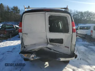 2019 GMC Savana Cargo with VIN 1GTW7AFG5K1337812, listed as a Copart auction lot 42921995 with Not Provided miles and Salvage Title. Bid and sale history available at carsss.com. Image 6.