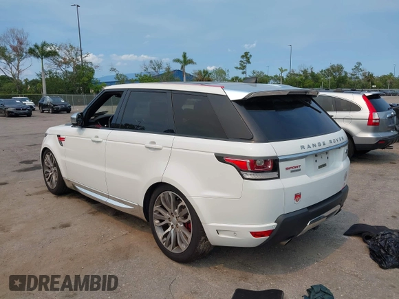 2017 Land Rover Range Rover Sport Autobiography with VIN SALWV2FE9HA130030, listed as a IAAI auction lot 42324581 with 123,932 mi miles and . Bid and sale history available at DreamBid. Image 3.