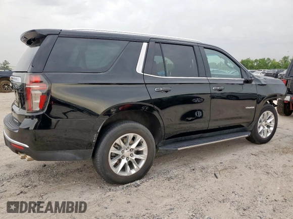 2023 Chevrolet Tahoe Premier with VIN 1GNSCSKD6PR520373, listed as a Copart auction lot 60642175 with Not provided miles and Salvage title. Bid and sale history available at DreamBid. Image 3.