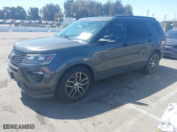 2018 Ford Explorer Sport with VIN 1FM5K8GT0JGA70634, listed as a IAAI auction lot 41862488 with 114,483 mi miles. Bid and sale history available at carsss.com. Image 17.