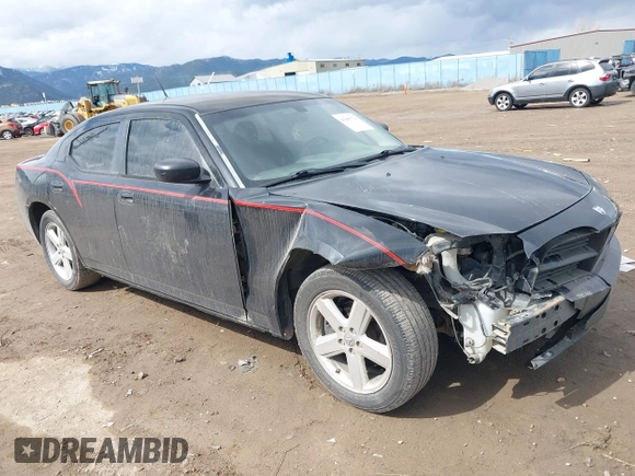 2008 Dodge Charger with VIN 2B3KA43R28H277586, listed as a IAAI auction lot 41881774 with 185,441 mi miles and . Bid and sale history available at carsss.com. Image 1.
