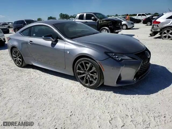 2019 Lexus RC with VIN JTHHZ5BC9K5019549, listed as a Copart auction lot 45894863 with 46,634 mi miles. Bid and sale history available at carsss.com. Image 10.