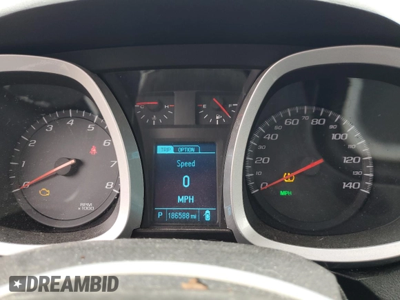 2015 Chevrolet Equinox LS with VIN 2GNALAEK2F1114517, listed as a Copart auction lot 54248035 with 186,588 mi miles and Clean Title. Bid and sale history available at carsss.com. Image 9.
