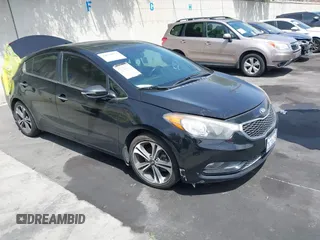 2015 Kia Forte EX with VIN KNAFZ4A81F5336163, listed as a IAAI auction lot 42024955 with 1 mi miles. Bid and sale history available at carsss.com. Image 1.