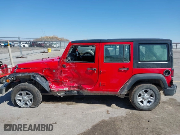 2016 Jeep Wrangler Unlimited Sport RHD with VIN 1C4BJWKG2GL321551, listed as a IAAI auction lot 41975136 with 229,019 mi miles and . Bid and sale history available at DreamBid. Image 15.