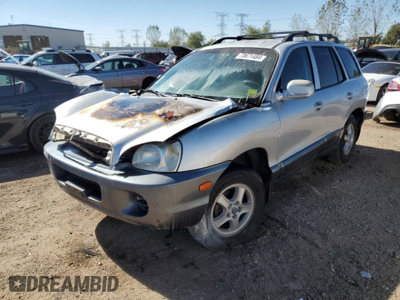 2003 Hyundai Santa Fe with VIN KM8SB12B13U405056, listed as a Copart auction lot 73671484 with 0 mi miles and Salvage Title. Bid and sale history available at carsss.com. Image 1.