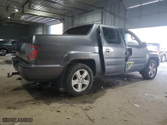 2014 Honda Ridgeline RTL with VIN 5FPYK1F59EB010077, listed as a Copart auction lot 86980934 with 206,228 mi miles and Salvage Title. Bid and sale history available at carsss.com. Image 3.