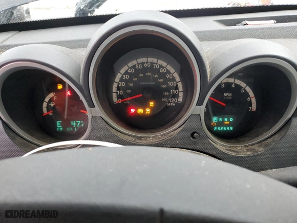 2007 Dodge Nitro SLT with VIN 1D8GU58K97W529378, listed as a Copart auction lot 44719525 with 232,699 mi miles and Salvage Title. Bid and sale history available at carsss.com. Image 9.