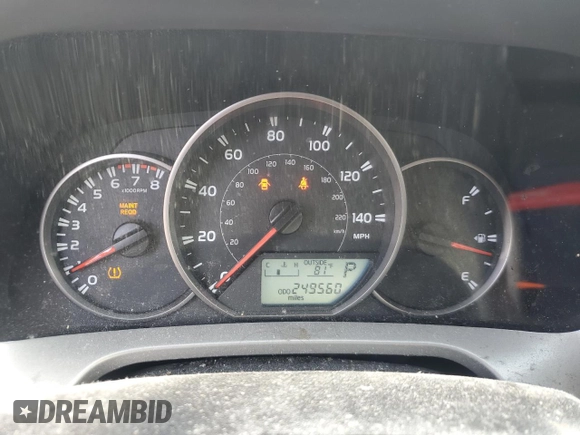 2016 Toyota RAV4 LE with VIN 2T3BFREV0GW424719, listed as a Copart auction lot 55050585 with 249,560 mi miles and Salvage Title. Bid and sale history available at DreamBid. Image 9.