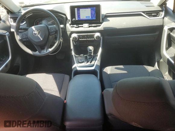 2023 Toyota RAV4 Hybrid LE with VIN JTMLWRFV5PD170957, listed as a Copart auction lot 62068505 with 7,880 mi miles and Salvage title. Bid and sale history available at DreamBid. Image 8.