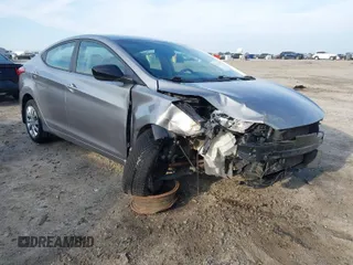 2012 Hyundai Elantra Limited with VIN KMHDH4AE9CU433241, listed as a IAAI auction lot 41834749 with 223,033 mi miles. Bid and sale history available at carsss.com. Image 1.