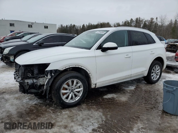 2019 Audi Q5 Premium with VIN WA1ANAFYXK2042184, listed as a Copart auction lot 47516355 with 88,668 mi miles and Salvage Title. Bid and sale history available at carsss.com. Image 1.