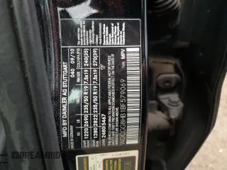 2011 Mercedes-Benz GLK GLK 350 with VIN WDCGG8HB1BF579069, listed as a Copart auction lot 49602795 with 87,306 mi miles and Salvage Title. Bid and sale history available at carsss.com. Image 12.