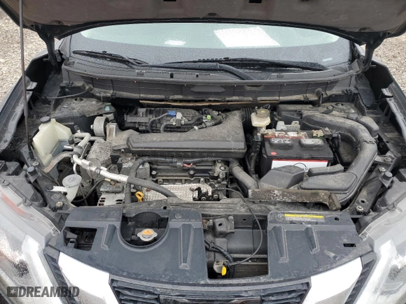 2017 Nissan Rogue SV with VIN 5N1AT2MV8HC805912, listed as a Copart auction lot 47167045 with 0 mi miles and Salvage Title. Bid and sale history available at carsss.com. Image 12.