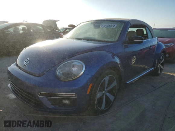 2013 Volkswagen Beetle with VIN 3VW7S7AT9DM828803, listed as a Copart auction lot 77168824 with Not Provided miles and Non Repairable. Bid and sale history available at DreamBid. Image 1.