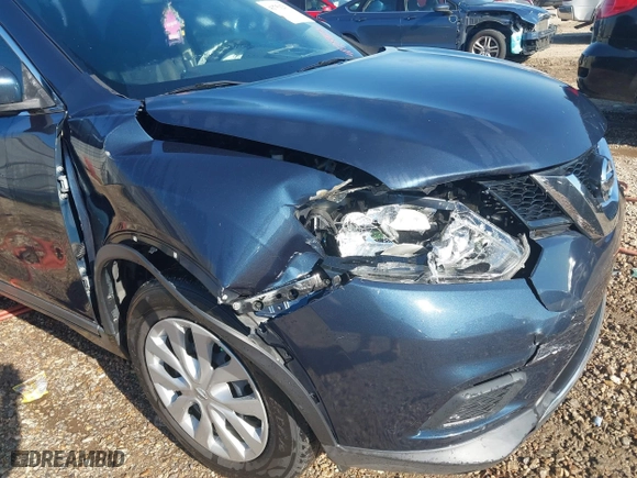 2015 Nissan Rogue S with VIN KNMAT2MT4FP513036, listed as a IAAI auction lot 41759291 with 138,293 mi miles. Bid and sale history available at carsss.com. Image 6.