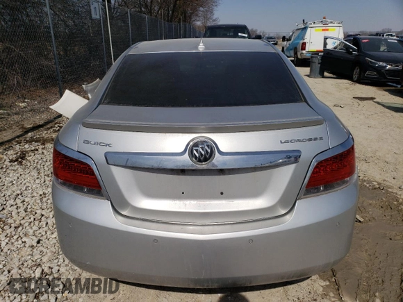 2013 Buick LaCrosse Leather with VIN 1G4GC5ER6DF312784, listed as a Copart auction lot 46216775 with 130,730 mi miles and Salvage Title. Bid and sale history available at DreamBid. Image 6.
