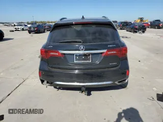 2017 Acura MDX w/Advance Pkg with VIN 5FRYD4H82HB009125, listed as a Copart auction lot 82146864 with 47,021 mi miles and Salvage Title. Bid and sale history available at carsss.com. Image 6.