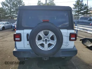2018 Jeep Wrangler Sport with VIN 1C4GJXAN9JW331320, listed as a Copart auction lot 77883334 with 26,567 mi miles and Salvage title. Bid and sale history available at DreamBid. Image 6.