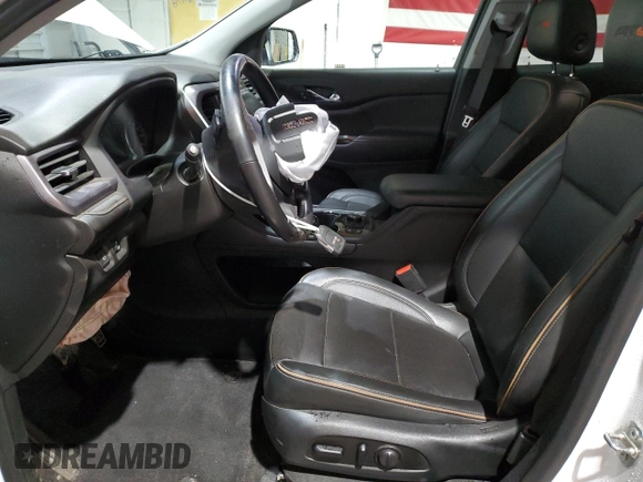 2021 GMC Acadia AT4 with VIN 1GKKNLLS8MZ113600, listed as a Copart auction lot 52073225 with 92,229 mi miles and Salvage title. Bid and sale history available at DreamBid. Image 7.